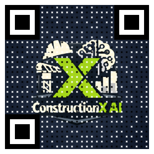 QR code to join the ConstructionX AI Hub on Skool