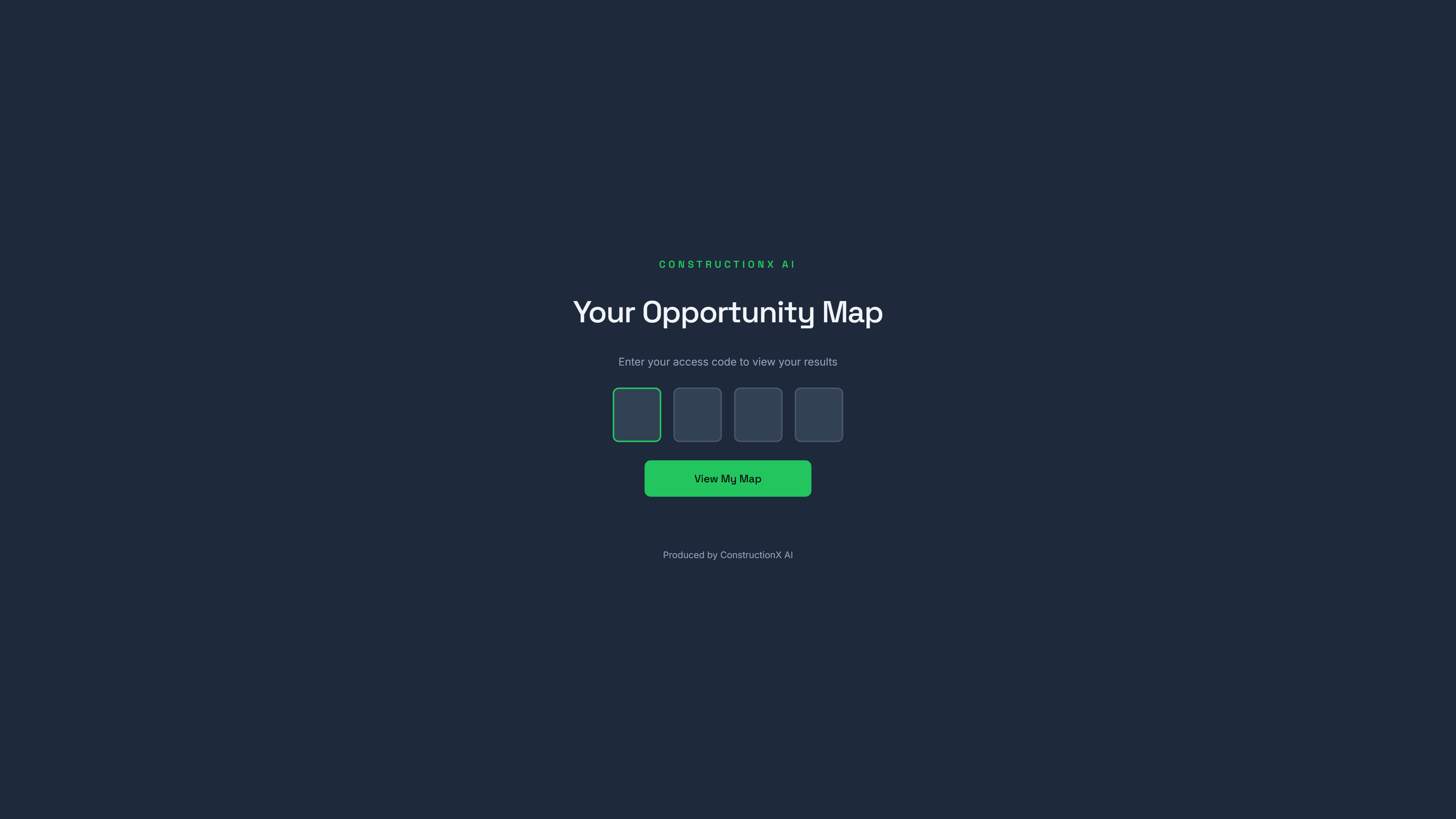 Opportunity Map interactive heat map showing automation opportunities scored by value and potential